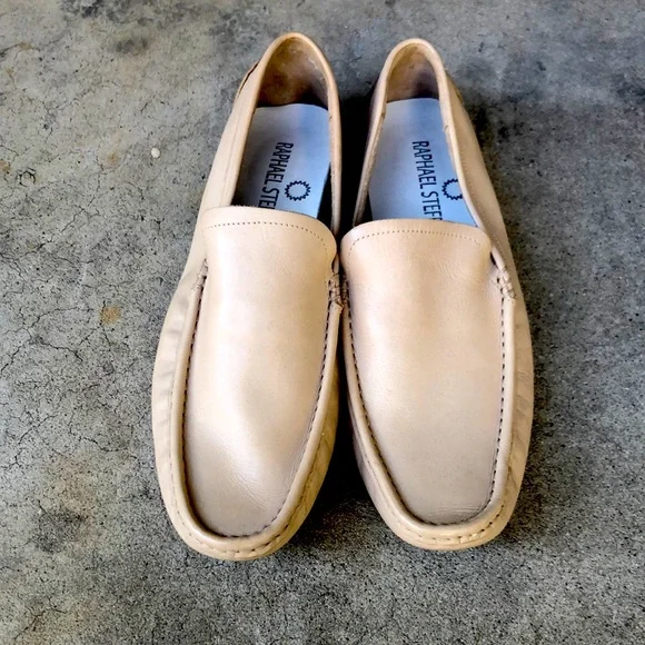 Raphael Steffens beige leather loafers men’s size 42 Rowan Suede Beige Leather Loafers | ALOHAS main image 4